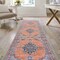 Jonathan Y Wincer Chenille Cottage Medallion Non-Slip Machine-Washable Orange/Gray 2 ft. x 8 ft. Runner Rug WSH202B-28 - alternate 7