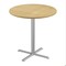 Correll Round Cafe Table, 30 in W, 30 in L, 42 in H, Particleboard Top, Fusion Maple SXB30R-16-98-16 - alternate 1