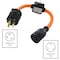 Ac Works L6-30P to L6-20R Adapter, 1.5 ft, 20A Breaker-Protected, Heavy-Duty STW L630ICBL620 - alternate 4