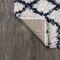 Jonathan Y Algaida Moroccan Diamond Shag Beige/Navy 4 ft. x 6 ft. Area Rug SHG104B-4 - alternate 6