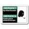 Signmission 10 in Height, Plastic, 10" x 7", ANSI-710ES Eye Wash Fountain ANSI-710ES Eye Wash Fountain - alternate 6
