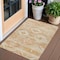 Homeroots 3' X 5' Copper Terra Cotta And Ivory Southwestern Washable Indoor Outdoor Area Rug 588702 - alternate 1