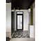 Vdomdoors Front Exterior Prehung FiberGlass Door Frosted Glass / Manux 8102 Matte Black / Transom Window / Of MANUX8102EXD-BLK-W36 x H80+14-RH - alternate 2