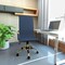 Leisuremod Harris High-Back Faux Leather Office Chair with Gold Frame, Navy Blue HOTG19BUL - alternate 5