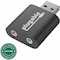 Plugable Technologies USB AUDIO ADAPTER WITH 3.5MM SPEAKER-HEADPHONE AND MICROPHONE JACK, ADD AN EXTER USB-AUDIO - alternate 1