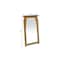 Homeroots 35" Natural Solid Wood Framed Accent Mirror 376776 - alternate 5