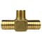 Water Source Hydrant Pipe Tee, 1 x 3/4 in, Barb x MNPT, Brass HT175NL - alternate 1