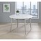 Office Star Products Brooklyn  Round Top Coffee Table, White / Brushed Nickel MG1230R-WH - alternate 3