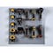 Triton Products (2) Square Hole Pegboards W/ Mounting Hardware, Epoxy Coated 18-Gauge Steel, Gray, 24" W x 24" H LB1-G - alternate 5