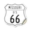Signmission Missouri Route Marker Shield Sign Us 66, 18 Inch X 18 Inch, Vinyl Decal SHI-D-18-386 - alternate 1