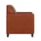 Flash Furniture Contemporary Chair, 30-1/2 in W 29" L 31-1/2" H, Flared, Leather Seat BT-827-1-CG-GG - alternate 4