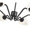 Z-Lite Breton Matte Black 6 Light Chandelier 3048-6MB - alternate 4