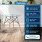 Fab Glass And Mirror Wood Table Bases with Round Glass Dining Table Top 30inches- Flat 1/2 Thick, Elegant Dining Ta DT-30WD - alternate 4