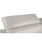 Homeroots 89" Light Gray Top Grain Leather Reclining Sofa 720403 - alternate 8