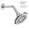 Brondell Nebia Merced 4-Setting Water Saving High Pressure Commercial Showerhead, Chrome NE65-SHBB-CH - alternate 8