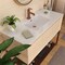 Whitehaus Collection 49 in Countertop Vanity Sink with Integrated Rectangular Bowl, Single Faucet Drilling and Overflow WHCS4922-1H - alternate 6