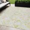 Homeroots 5' X 8' Pink Green And Beige Geometric Washable Indoor Outdoor Area Rug 603479 - alternate 1