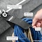 Grizzly Supply Storage Strap, 7, 10, 13 in L, 1, 1.5, 2 in W, Hook and Loop Closure, Grommet, Reusable, Black, 6PK GS-HLSS7x10x13-0 - alternate 13