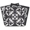 Homeroots 12" X 12" Shades of Black Mosaic Peel and Stick Removable Tiles 556421 - alternate 8