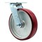 Service Caster 8 Inch Stainless Steel Poly on Aluminum Wheel Swivel Caster with Roller Bearing SCC-SS30S820-PAR - alternate 1