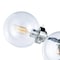 Vaxcel Orbit 25-in W Nickel Industrial Sputnik Semi Flush Mount Ceiling Light Clear Glass C0132 - alternate 8
