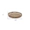Homeroots 26in Brown Bamboo Weave Round Wood Vanity Tray 516322 - alternate 3