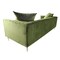 Homeroots 90" Olive Green Velvet Sofa And Toss Pillows With Gold Legs 489537 - alternate 6