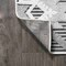 Jonathan Y Sumak High-Low Pile Neutral Diamond Kilim Gray/White/Black 2 ft. x 10 ft. Indoor/Outdoor Runner Rug SBH107B-210 - alternate 6