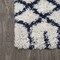 Jonathan Y Algaida Moroccan Diamond Shag Beige/Navy 4 ft. x 6 ft. Area Rug SHG104B-4 - alternate 7