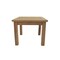 Homeroots 20" Natural Square Solid Wood Outdoor Side Table 554930 - alternate 4