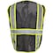Reflective Apparel Enhanced Visibility Five Pocket Mesh Vest 500GT-BK-MD - alternate 2