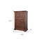 Homeroots 37" Brown Solid Wood Three Drawer Chest 524609 - alternate 6