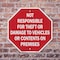Signmission Not Responsible for Theft or Damage, 10 Inch X 10 Inch, Plastic Sign OC-P-10-106 - alternate 5