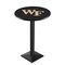 Holland Bar Stool Co 42" Blk Wrinkle Wake Forest Pub Table, 36" dia. Top L217B4236WakeFr - alternate 1