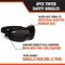 Malta Dynamics Apex Safety Goggles-1 Pack ANSI Z87 Fog Resistant Safety Goggles, (Tinted) SG1310 - alternate 4