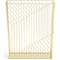 U Brands Rectangular Indoor Metal Can, Gold, Metal, 12.2 in UBR3232U0206 - alternate 4