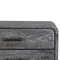 Homeroots 22" Gray Solid Wood Two Drawer Nightstand 651872 - alternate 7