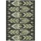 Homeroots 5' X 8' Olive Green And Artichoke Green Southwestern Washable Indoor Outdoor Area Rug 587819 - alternate 5
