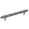 Amerock London 6-5/16 in 160 mm Center-to-Center Black Chrome/Polished Chrome Cabinet Pull BP36650BCR26 - alternate 1