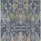 Homeroots 5' X 8' Navy Blue Green And Brown Floral Washable Indoor Outdoor Area Rug 605290 - alternate 4