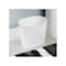Idesign Wastebasket Kent 2 gal White Plastic Oval White 93441 - alternate 5