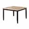 Homeroots 54" X 54" X 36" White Marble Walnut Wood Counter Height Table 347013 - alternate 1