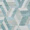 Homeroots 9' X 12' Teal Blue Geometric Washable Indoor Outdoor Area Rug 608074 - alternate 8