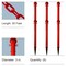Mr. Chain Red Heavy Duty Ground Poles and Chain Kit 70505-6 - alternate 1