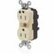 Leviton Straight Blade Receptacle, 5-15R, 15 A, 125V AC, Self-Grounded MT820-ILI - alternate 1