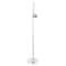 Leisuremod Arco Arched Floor Lamp 75.6in Height with White Round Marble Base and Metal Dome Lamp Shade, Silver ALWH-SL-13SL - alternate 8