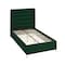 Homeroots Green Velvet Upholstered Twin Bed Frame 544811 - alternate 7