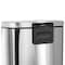 Elama 2 pc 8Gal 30L Rectangular Stainless Steel Twin Step Trash Bins with Slow Close in Matte Silver EL-H8-30-30L - alternate 7