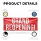 Signmission Grand Reopening, 36 Inch x 96 Inch, Vinyl Banner B-96-30678 - alternate 4