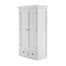 Homeroots 43" Off White Solid Wood Two Drawer 523198 - alternate 12